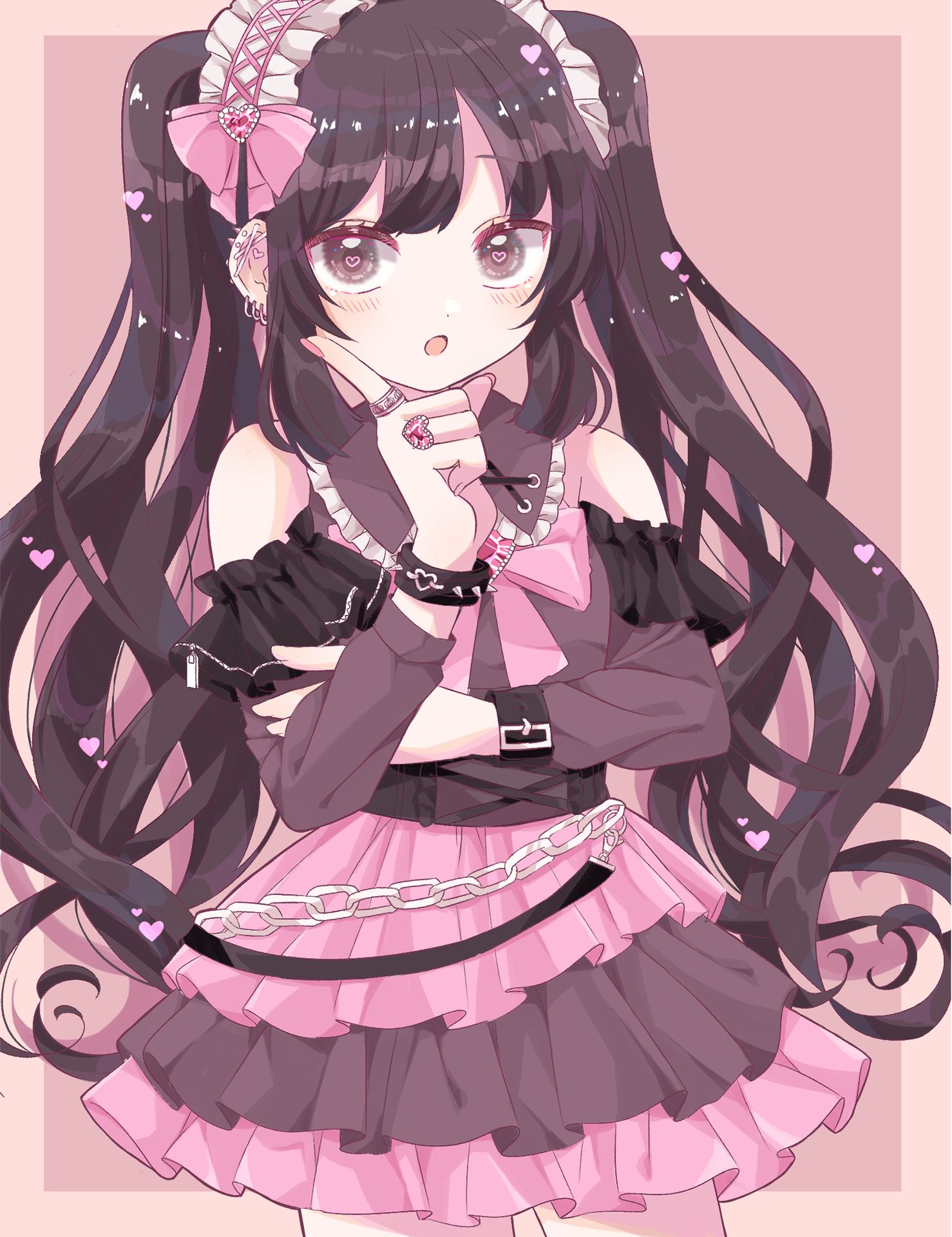 Black×pink #1/10 - 知花そらのNFT | Adam byGMO