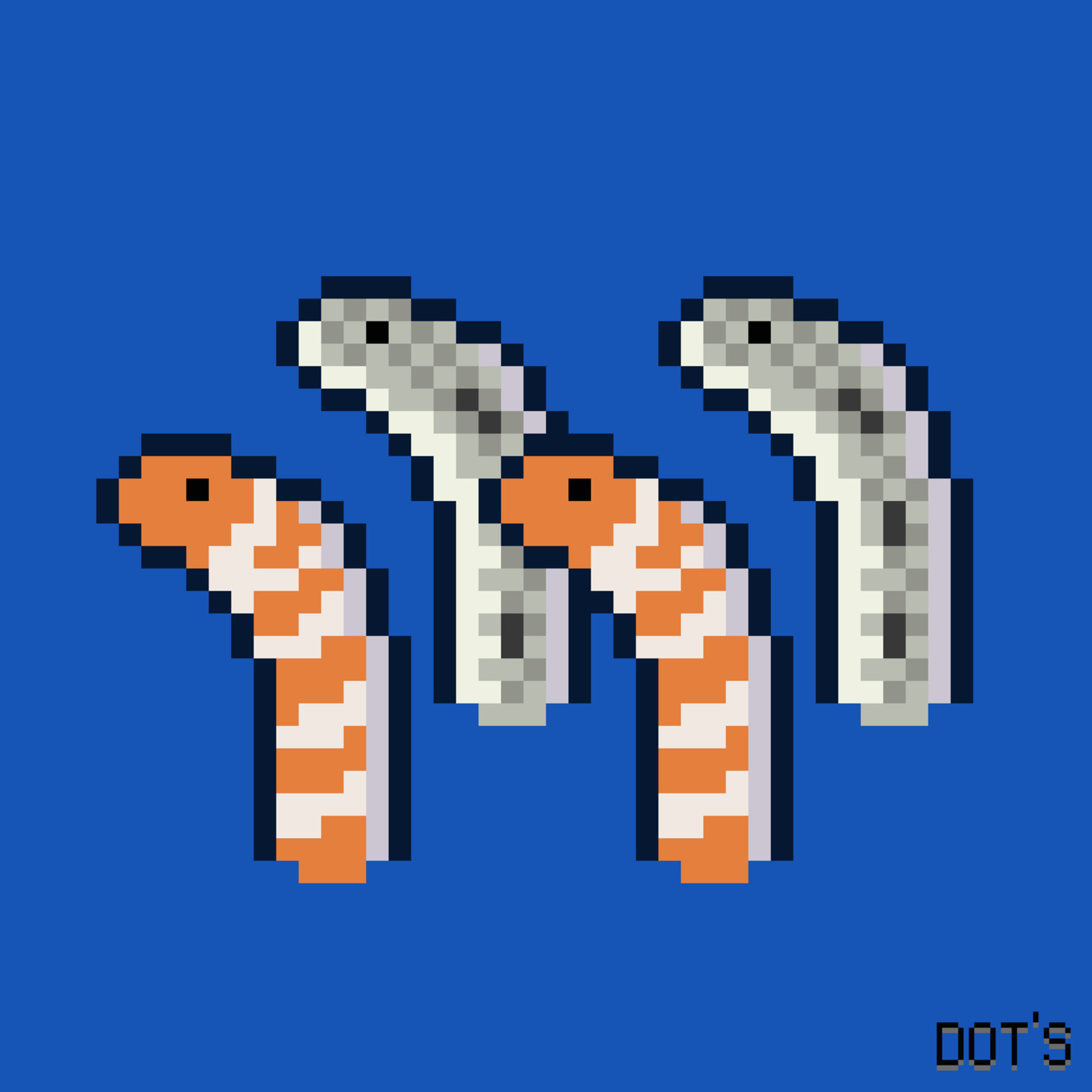 DOT'S水族館『チンアナゴ』 - DOT'SのNFT | Adam byGMO