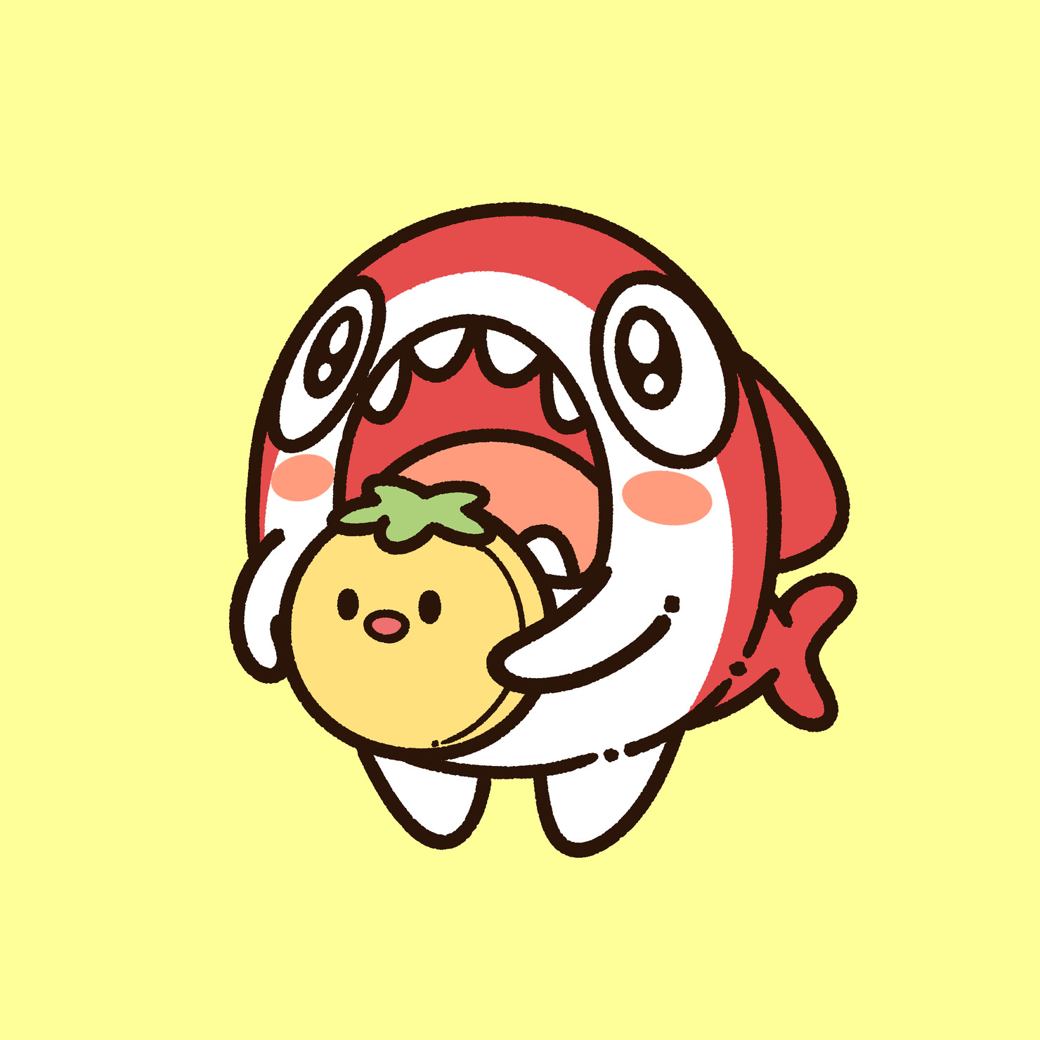 ちいさめコレクション】 トマトぬいちいさめ（赤） - コハラモトシ