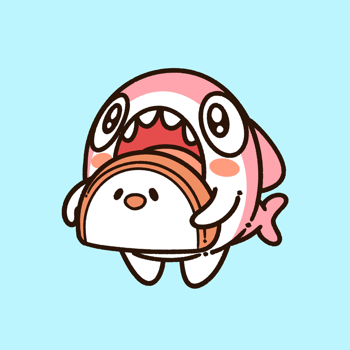 ちいさめコレクション】 かまぼこぬいちいさめ（ピンク