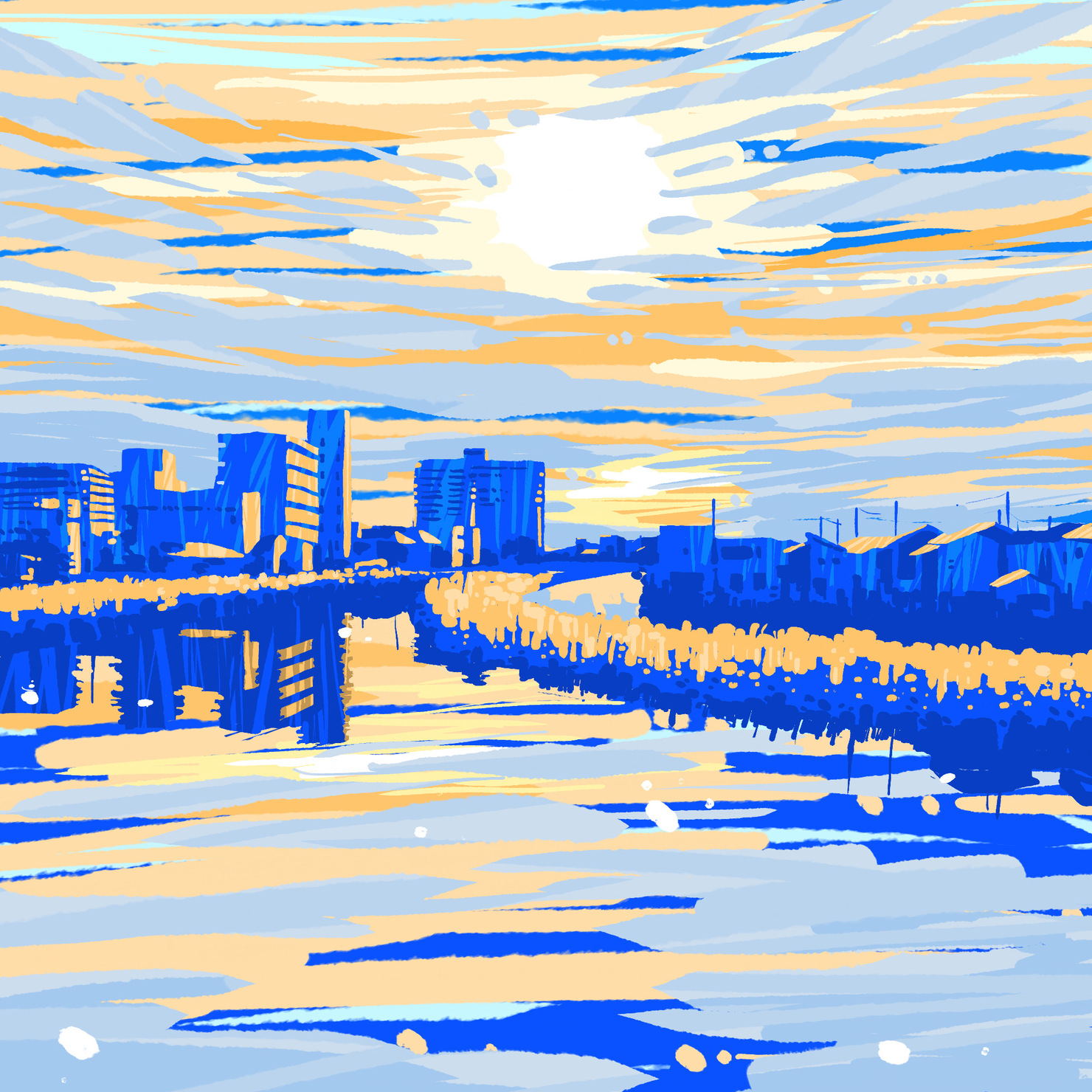 あの日の夕焼け #2/3 - umilo artworksのNFT | Adam byGMO