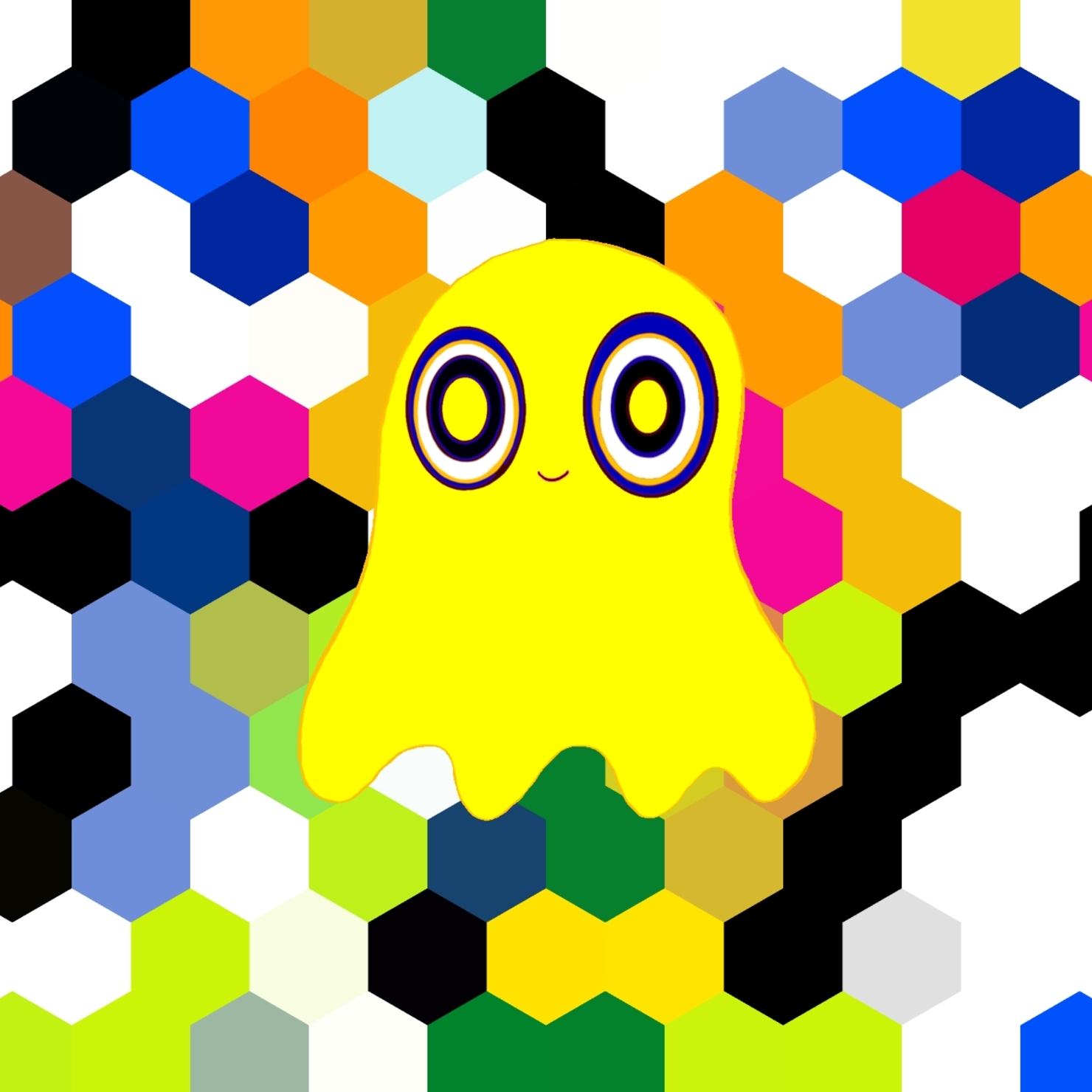 るんるんおばけ - YumiFukuma.NFTのNFT | Adam byGMO