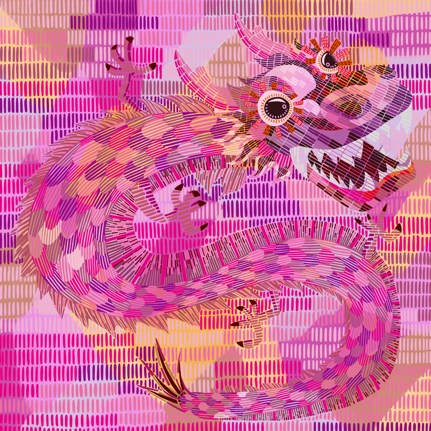 ピンクドラゴン - marujiro NFTs | Adam byGMO