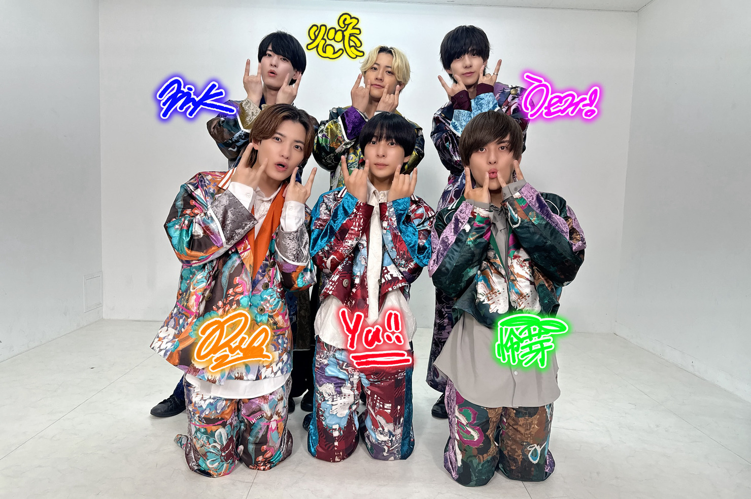 帯あり　メンバーサイン入り　alkaloid showcase 7m!n/メンバー全員のサイン入り写真② #96/2000 - 「全力アピール