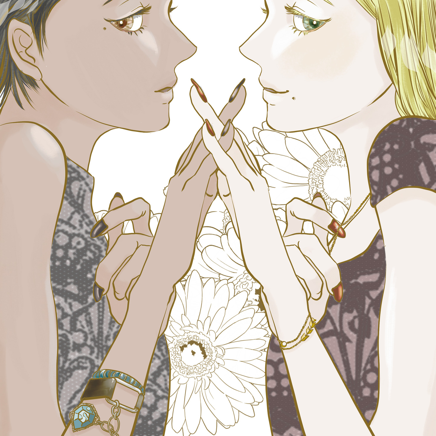 絵画　女性　女の人 12578_1096b7ac7c9582728c0ae7e0