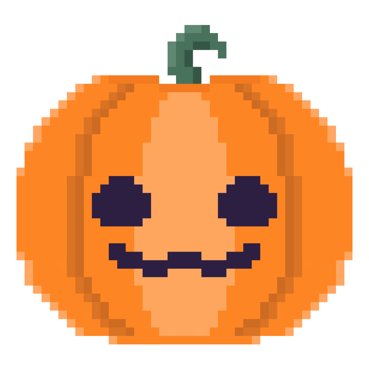 ドット絵】ハロウィンのかぼちゃ #1/50 - まろやかミルク／Maloyaka
