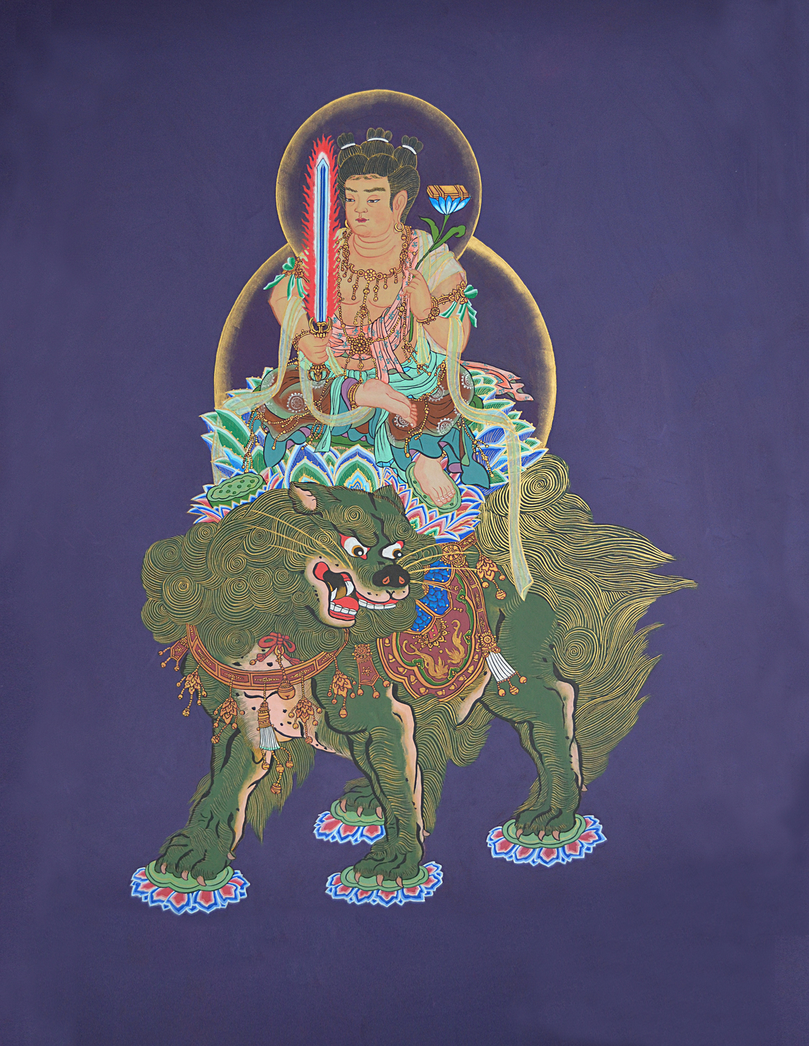 文殊菩薩像-Manjusri #1/100 - Kimiko Kondo 仏画ARTのNFT | Adam byGMO