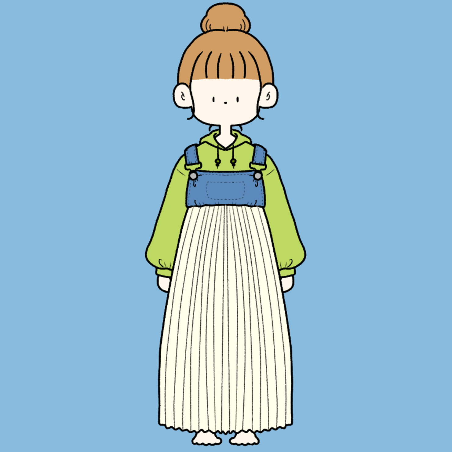 👩‍🌾お団子ちゃん。<春>👩‍🌾 #8/10 - にか。のイラスト屋さん。 NFTs
