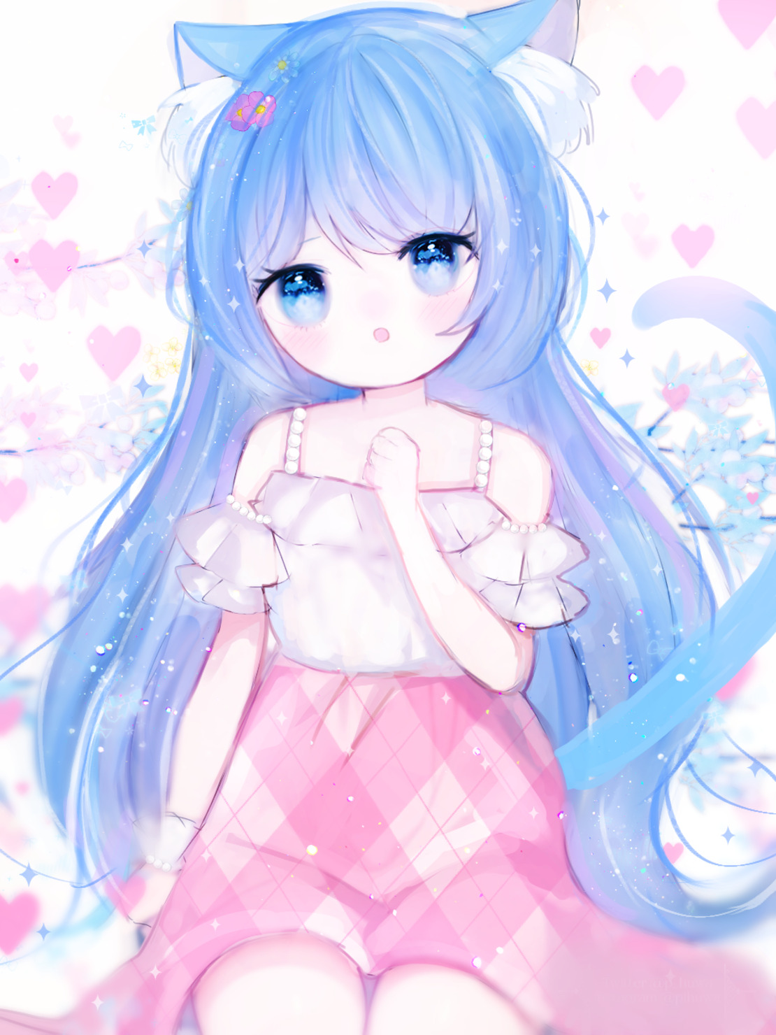 苺(紫)の猫ちゃん♡