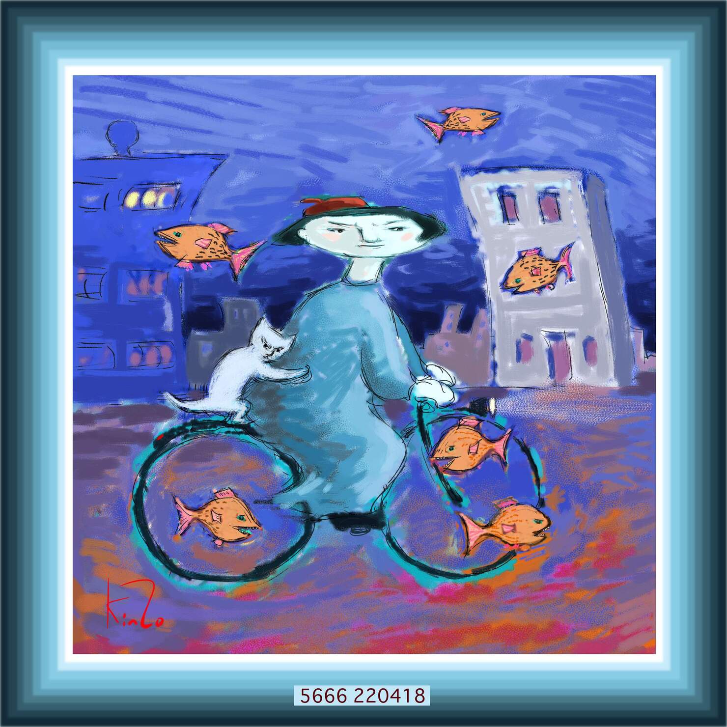 Cycling with the cat 5666／猫とサイクリング #2/4 - Gallery KinZoの