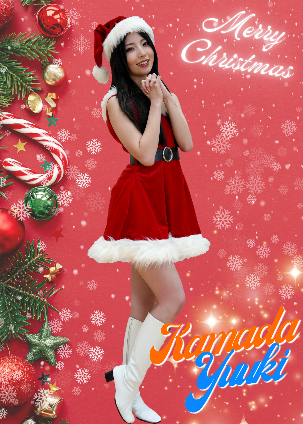 鎌田悠希 2024クリスマス #6/30 - ALBIREX CHEERLEADERS NFTs | Adam byGMO