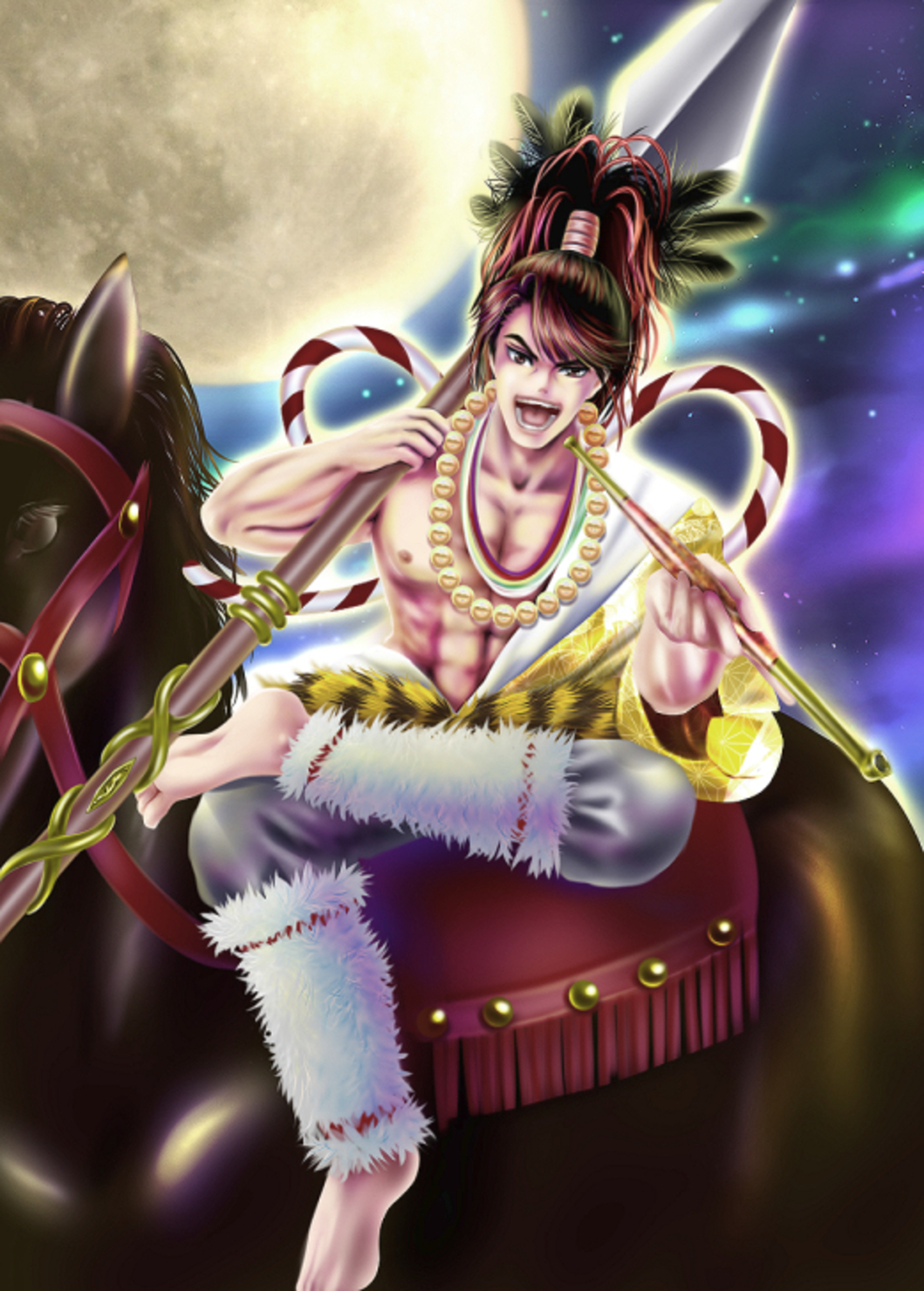 戦国デコトラ☆前田慶次 戦国武将 前田慶次（前田利益） #1/5 - NFT ART KokubuHaruru NFTs