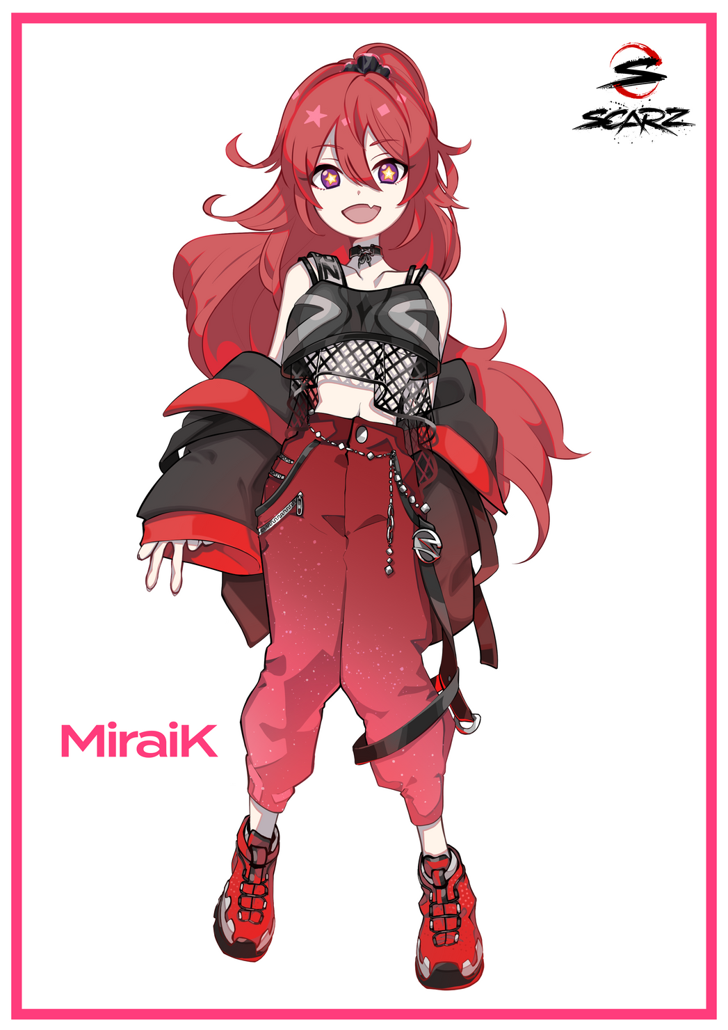 SCARZ MiraiK キャラクタートレーディングカード #3/5 - SCARZ