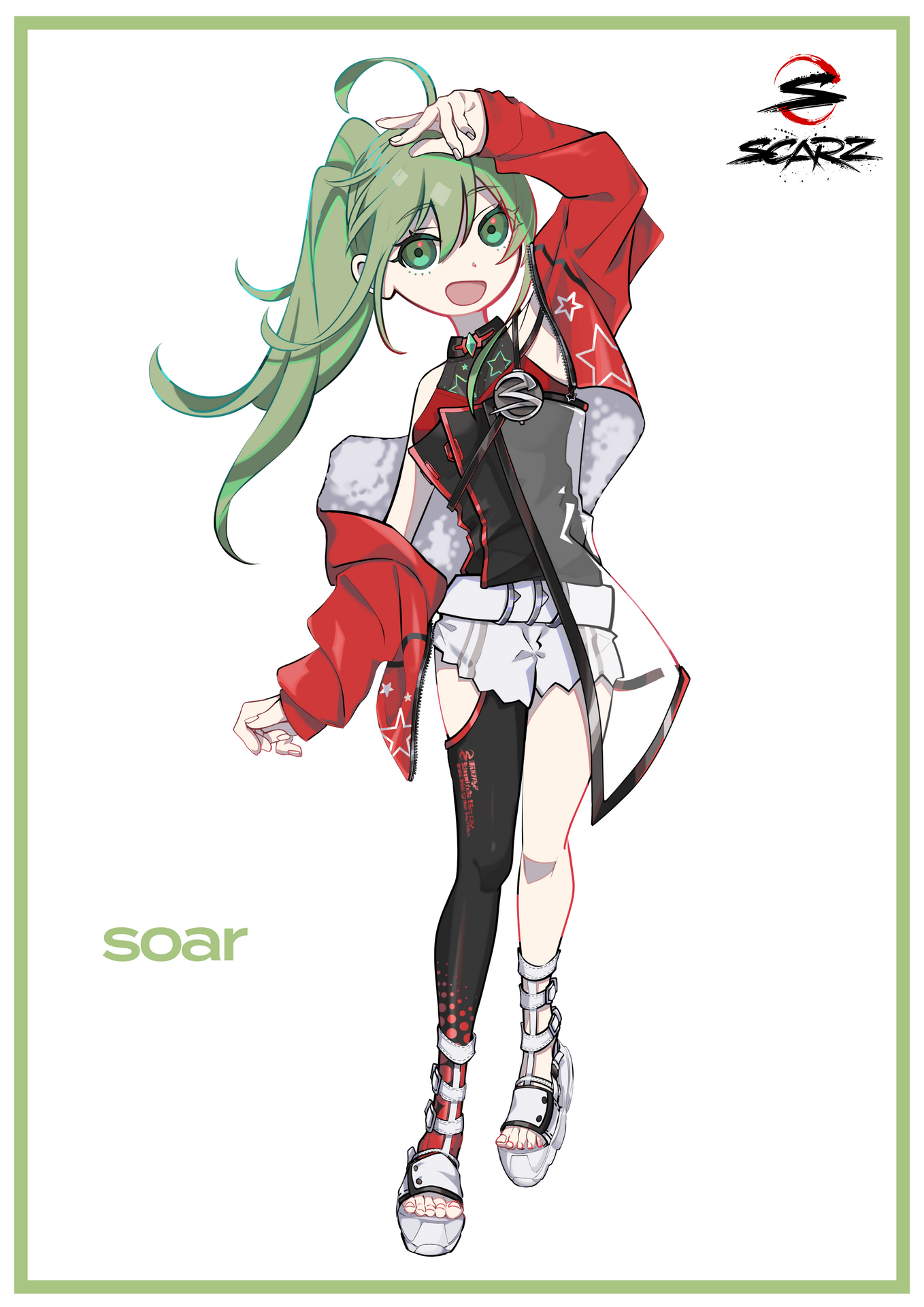 SCARZ soar キャラクタートレーディングカード #3/5 - SCARZ NFT STORE 