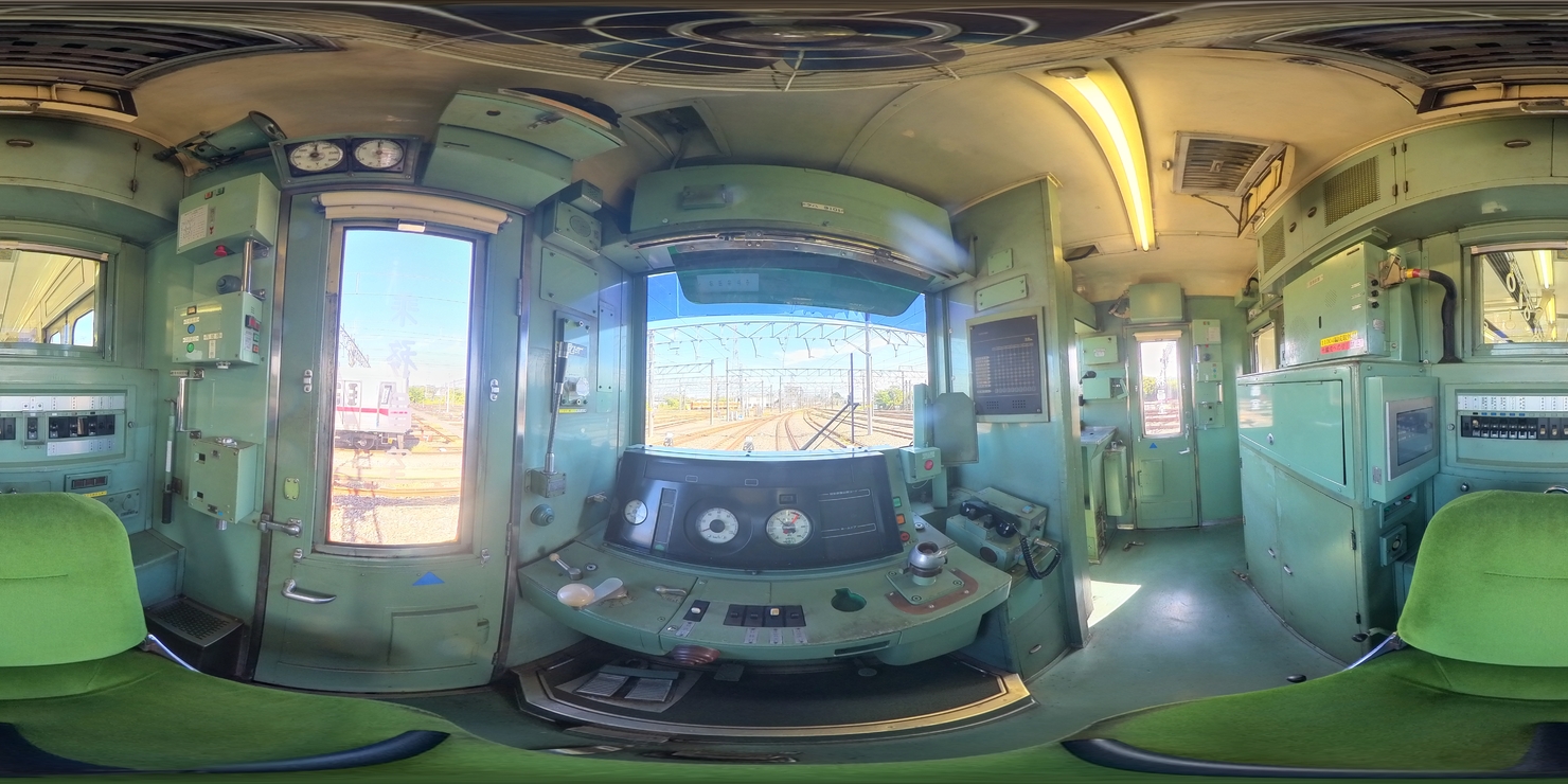 東武鉄道9101編成360度VR画像 乗務員室＋客室 12種類コンプリート