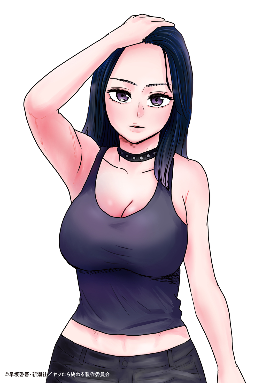 早坂啓吾先生・描き下ろしカラーイラスト サバエ姉 - ドラマ「サバエと