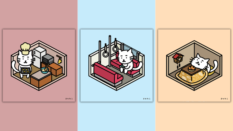 猫のまゆねこ Cat Mayuneko