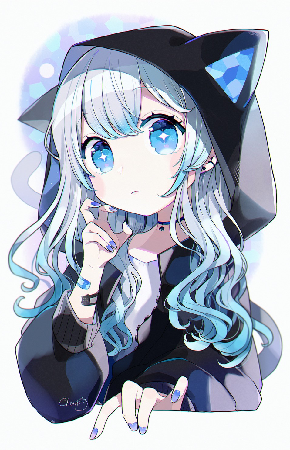 猫耳フード少女 #91/555
