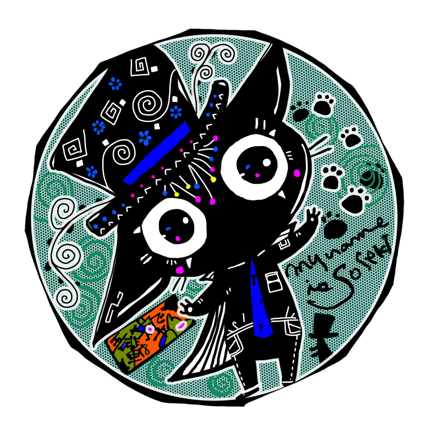 cat emblem Sohseki #19/24