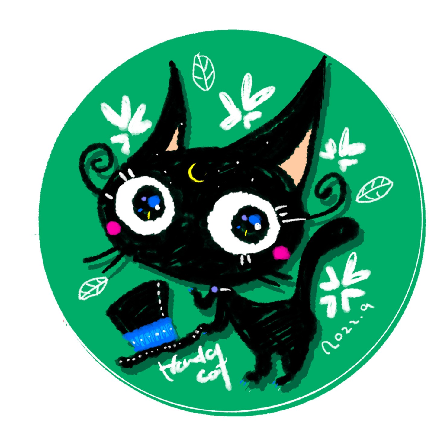 blackcat green #4/12