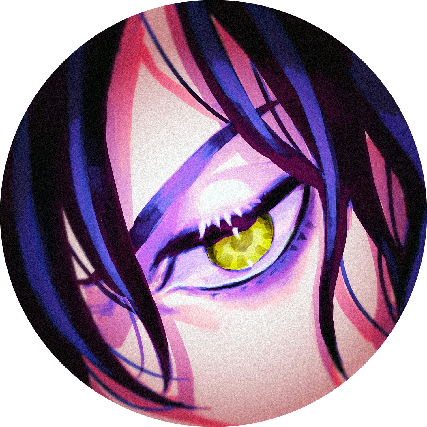 瞳アイコン09 TYPE_Yellow
