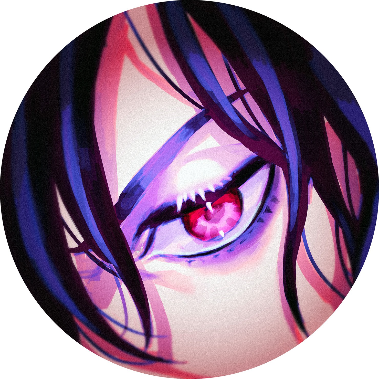 瞳アイコン09 TYPE_Red