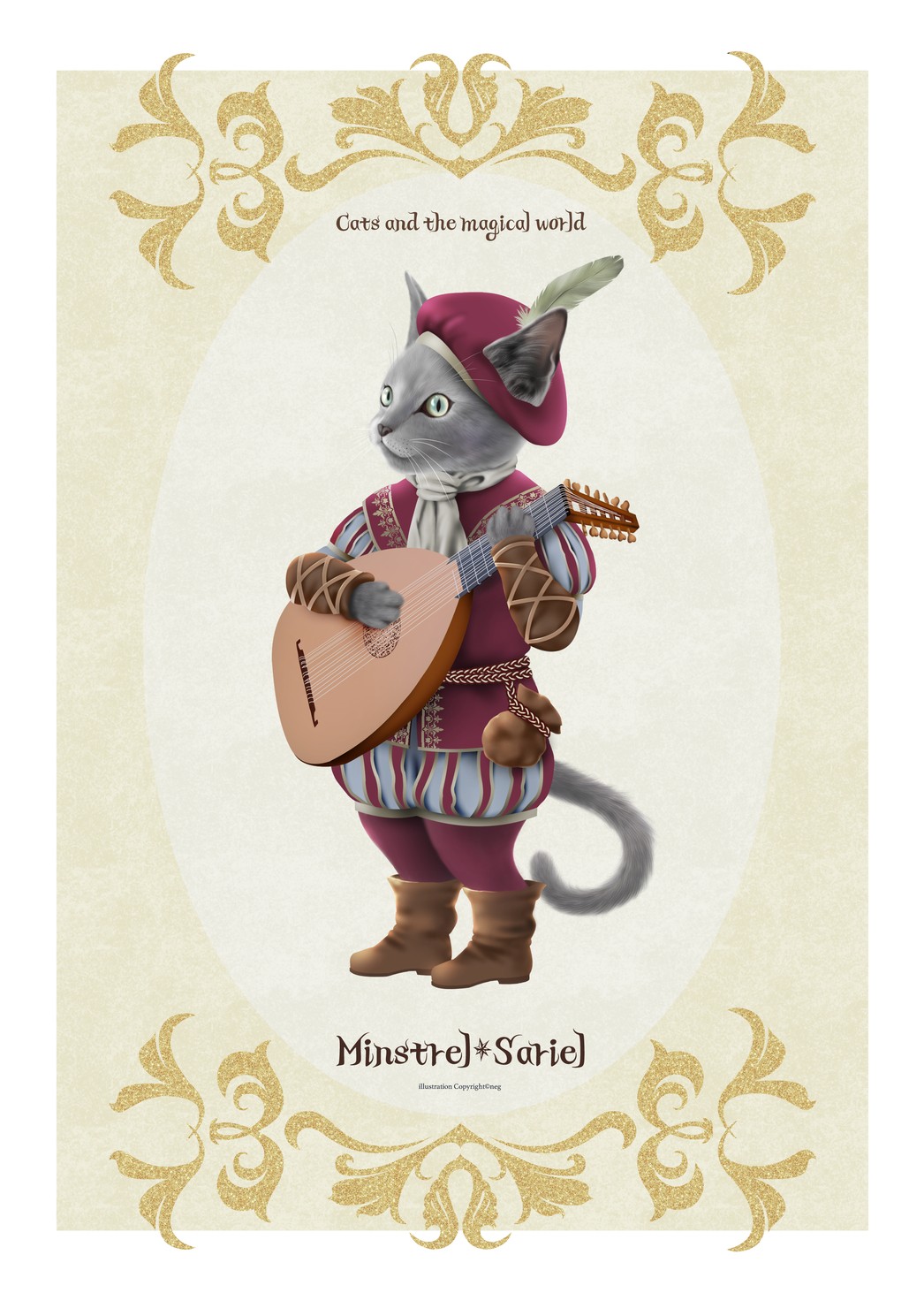 【Cats and the magical world】 Minstrel-Sariel #1/3