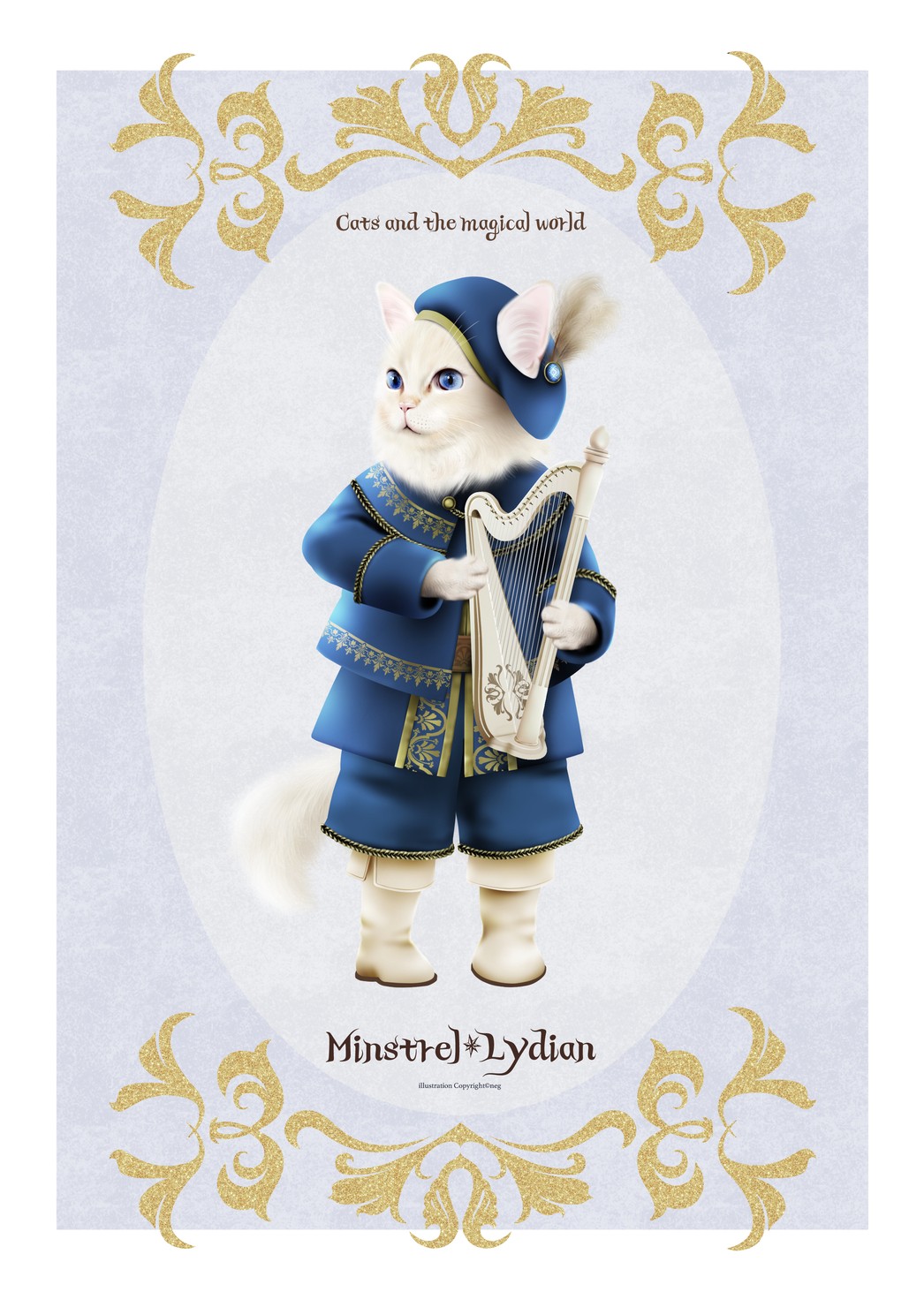 【Cats and the magical world】 Minstrel-Lydian #1/3