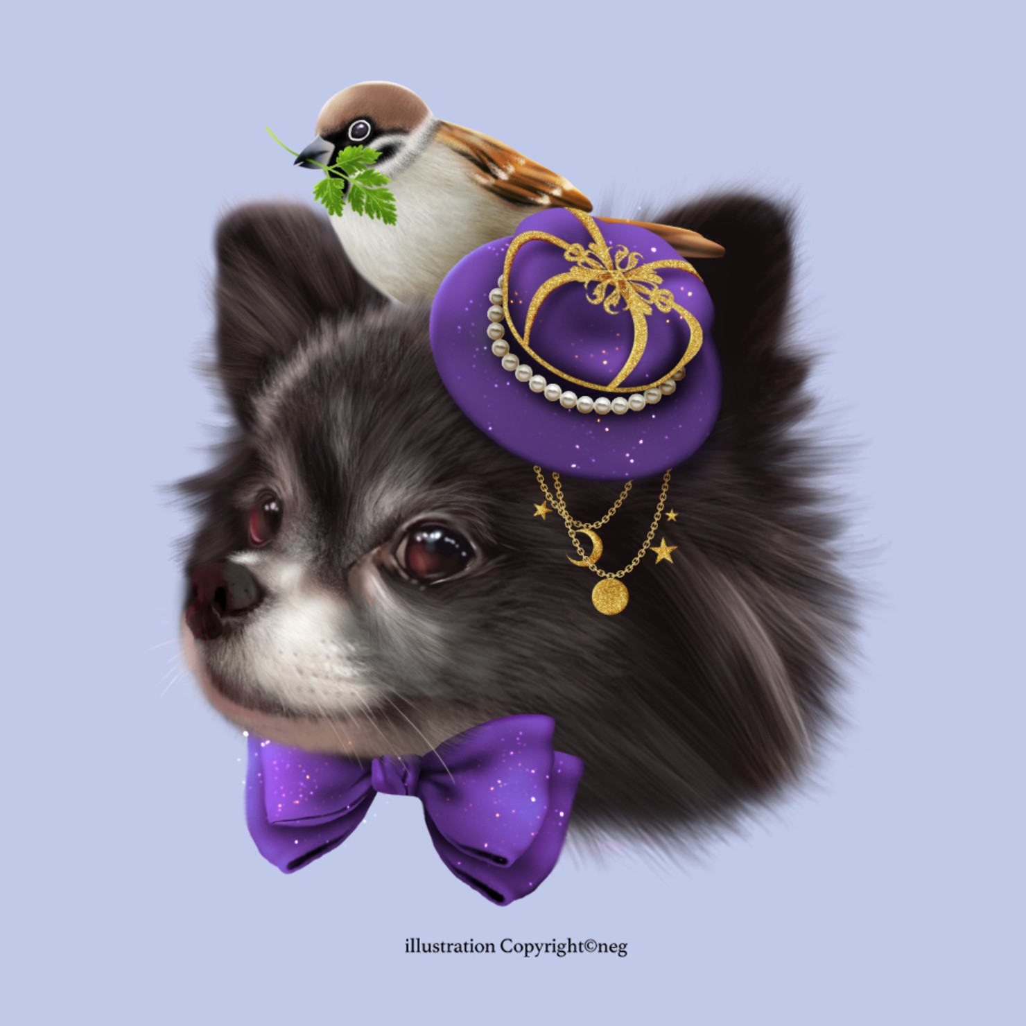 My favorite friend-purple