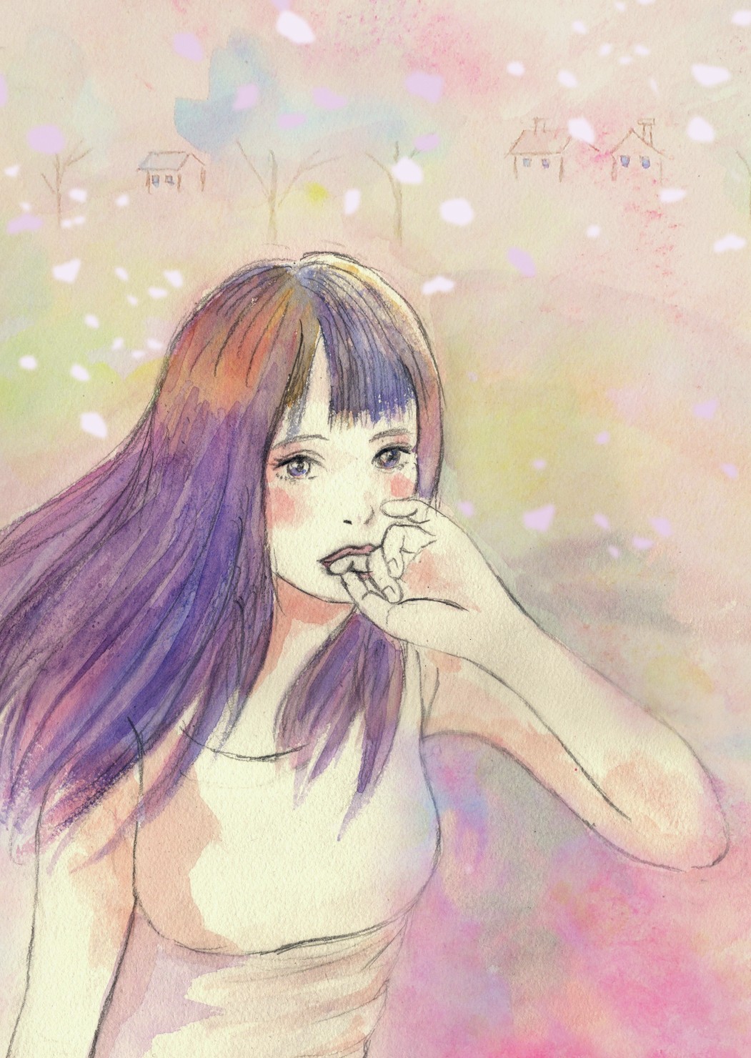 桜　春の予感