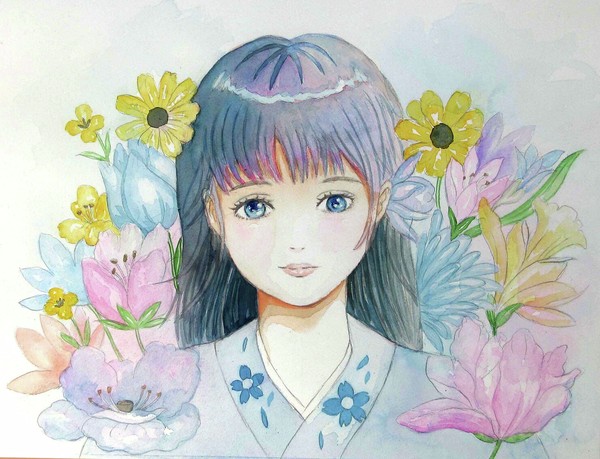 少女と花 #1/5