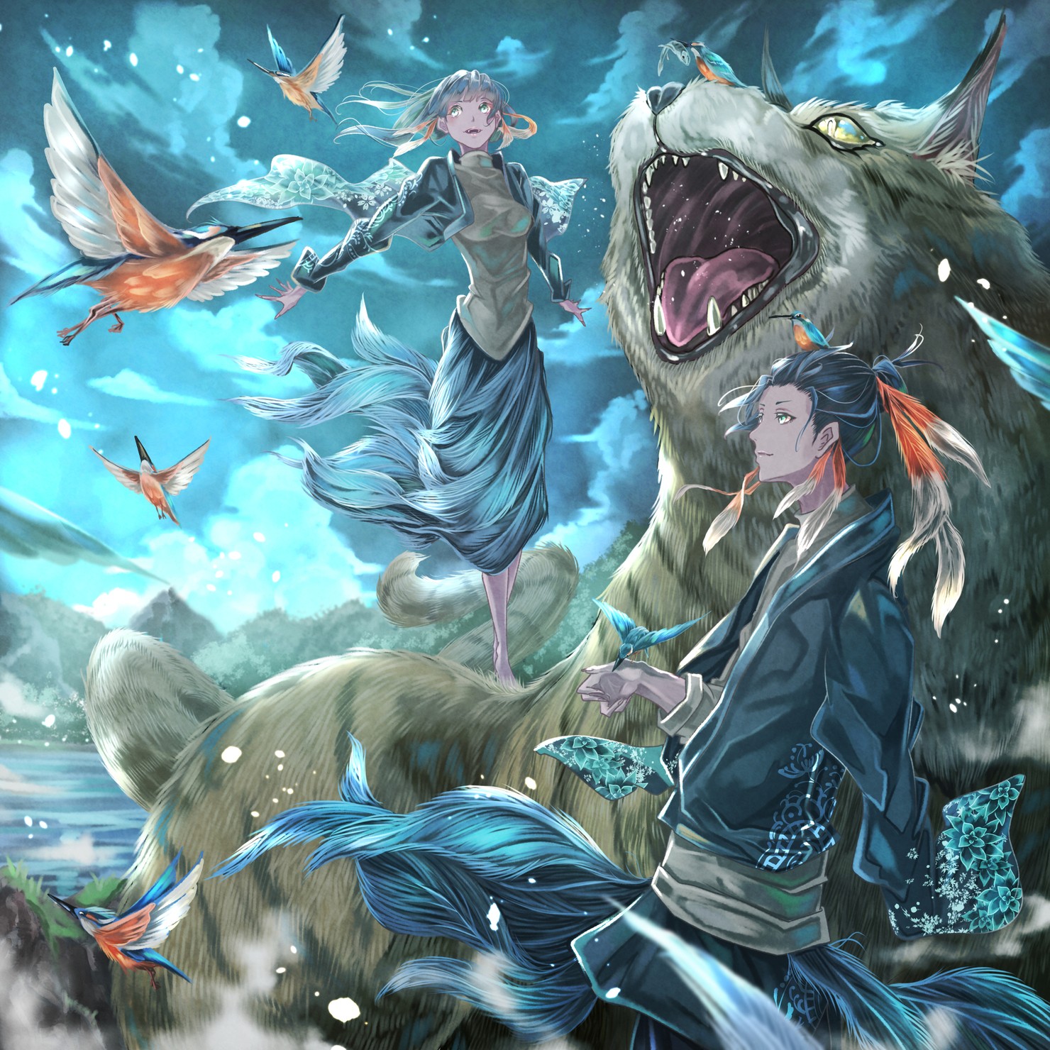 翡翠と山猫/kingfishers and wildcat #4/10