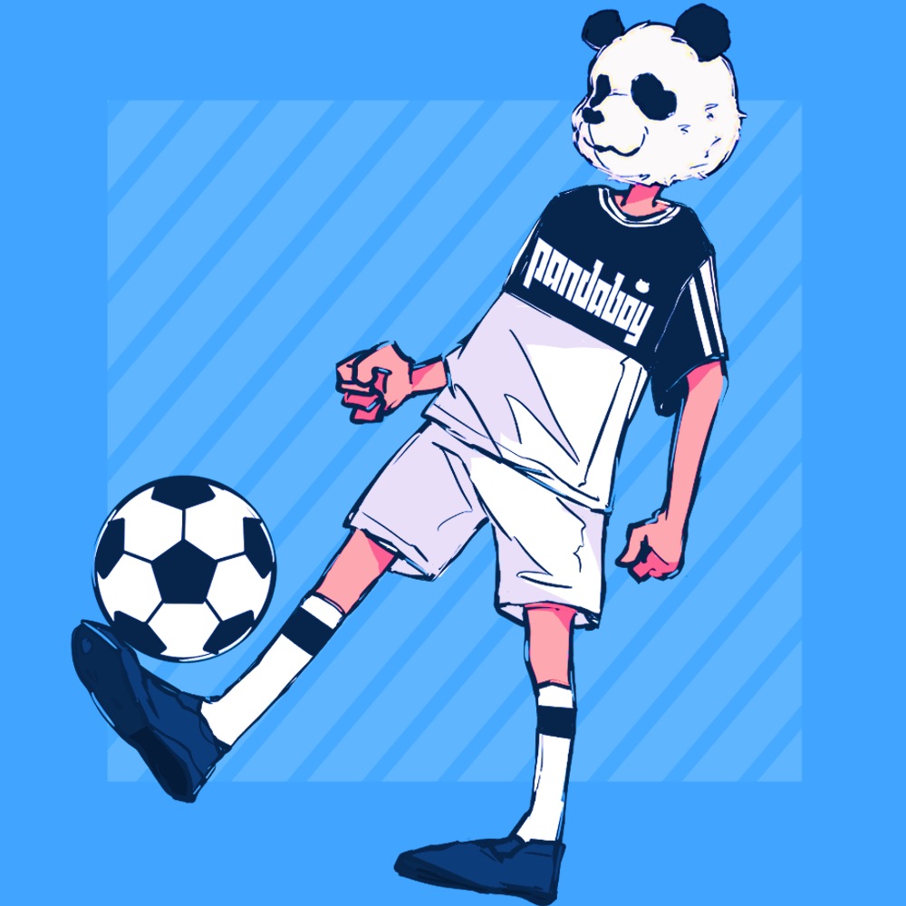 soccer club panda boy