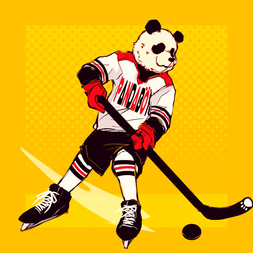 ice hockey club panda boy