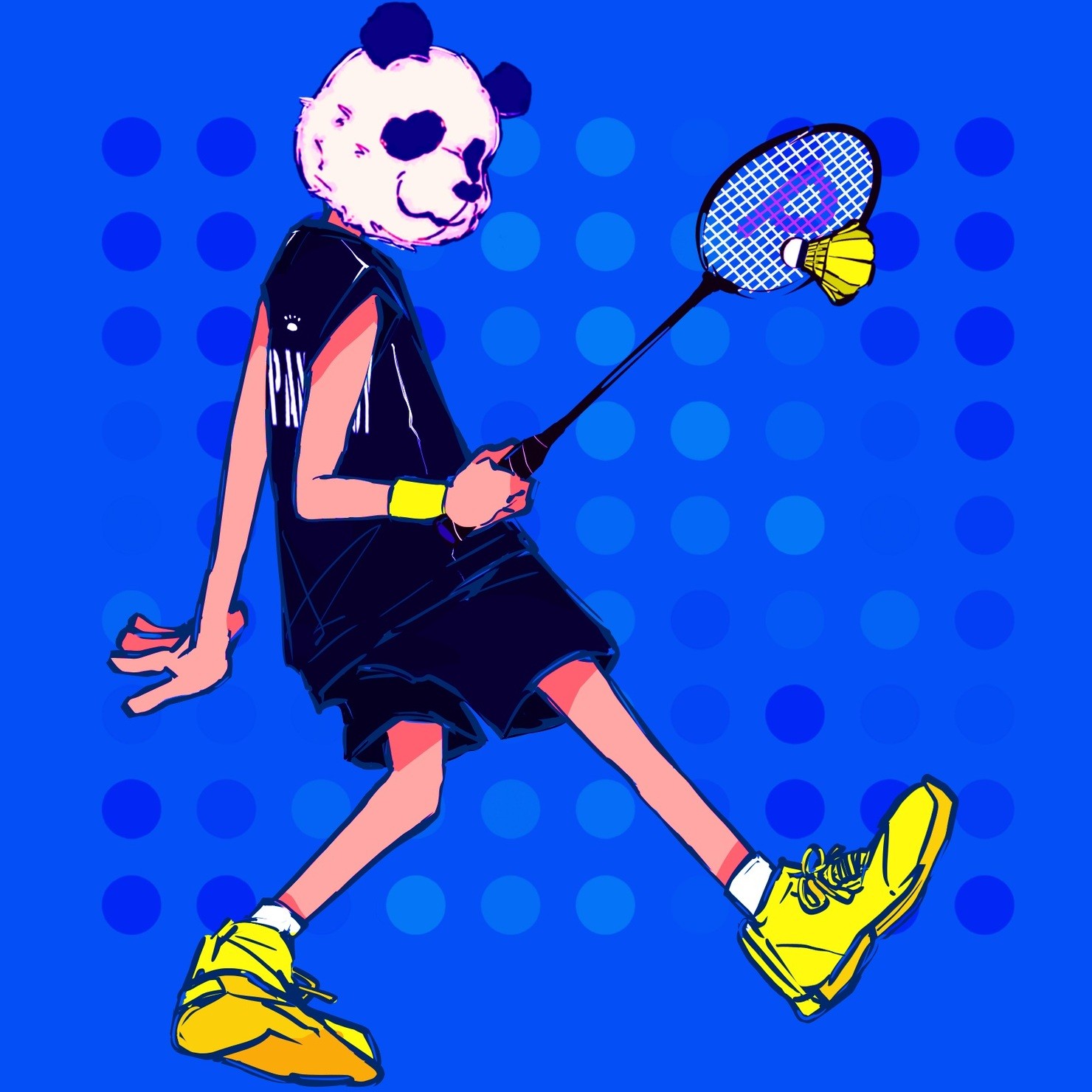 badminton club panda boy