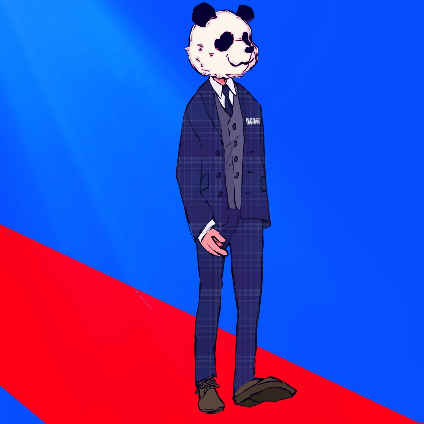 red carpet panda boy