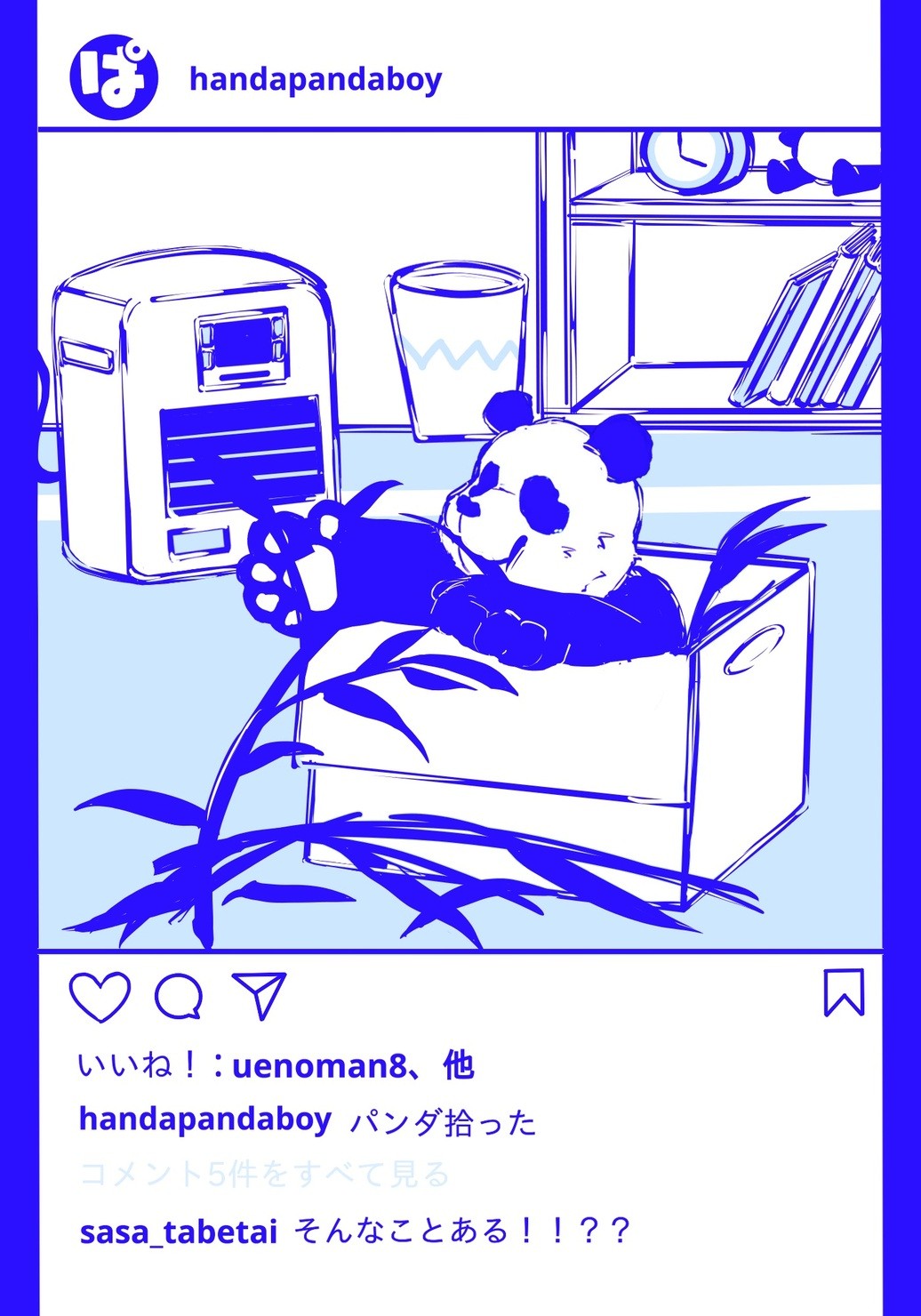 pandastagram panda kun