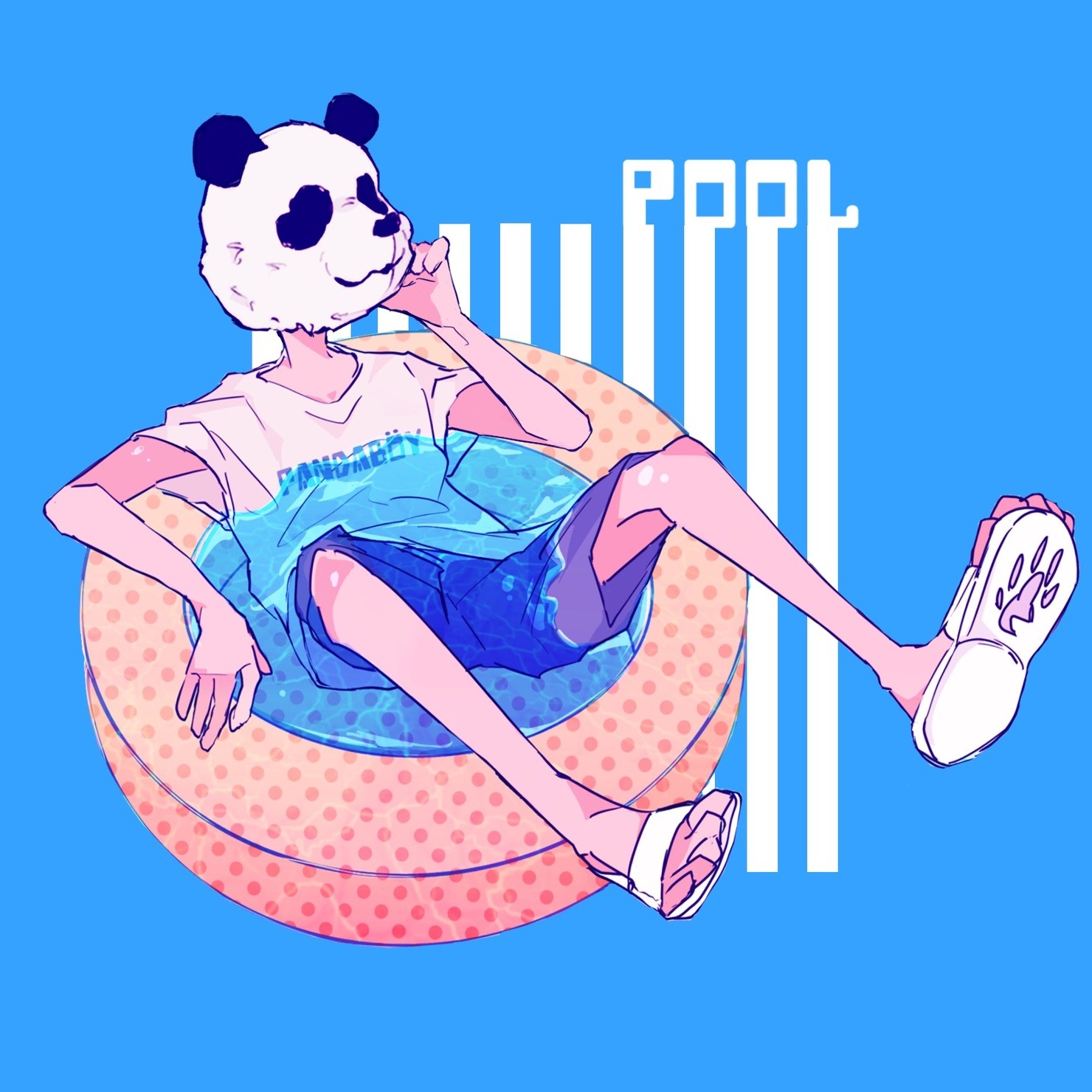 pool panda boy