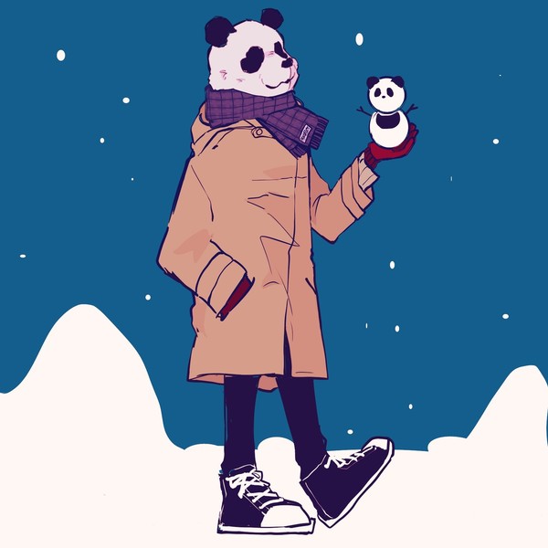 snowman panda boy