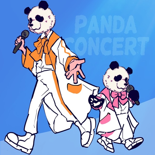 idol panda boy with panda kun