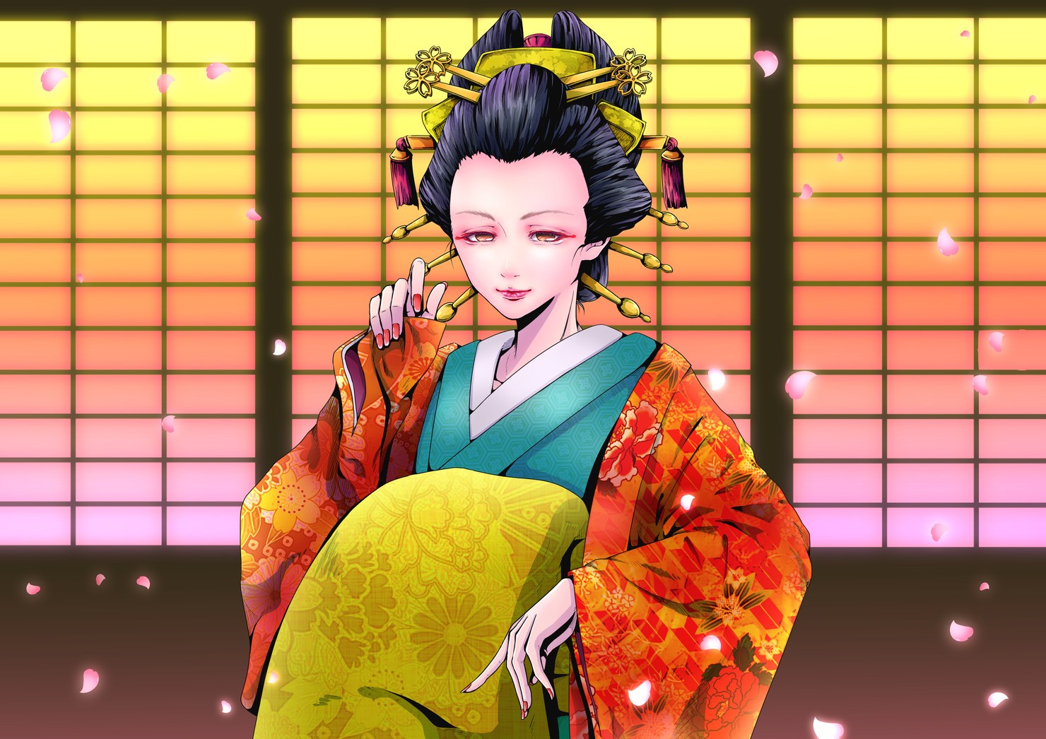 花魁 なべっち Illustrationのnft Adam Bygmo