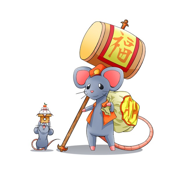 鼠年用キャラクター