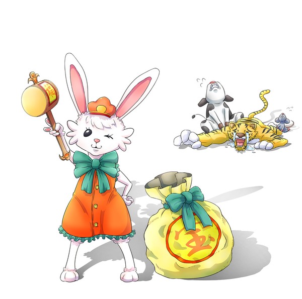 兎年用キャラクター