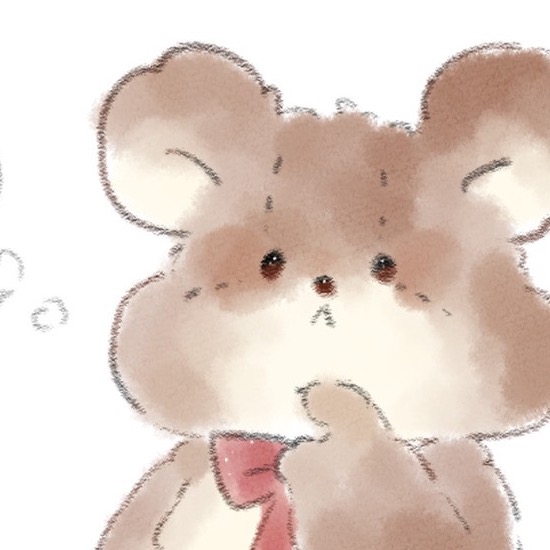 Thinking bear