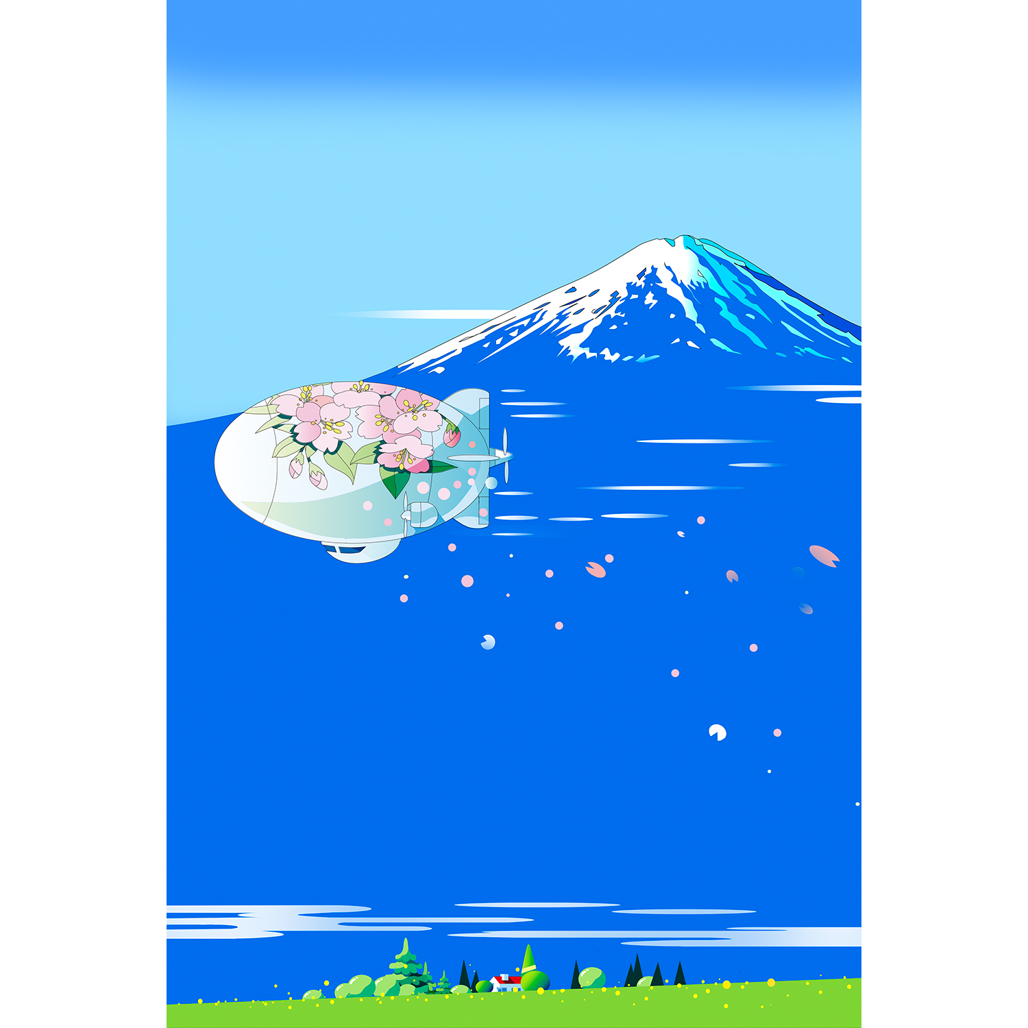 富嶽365景＿去りゆく春 #2/5