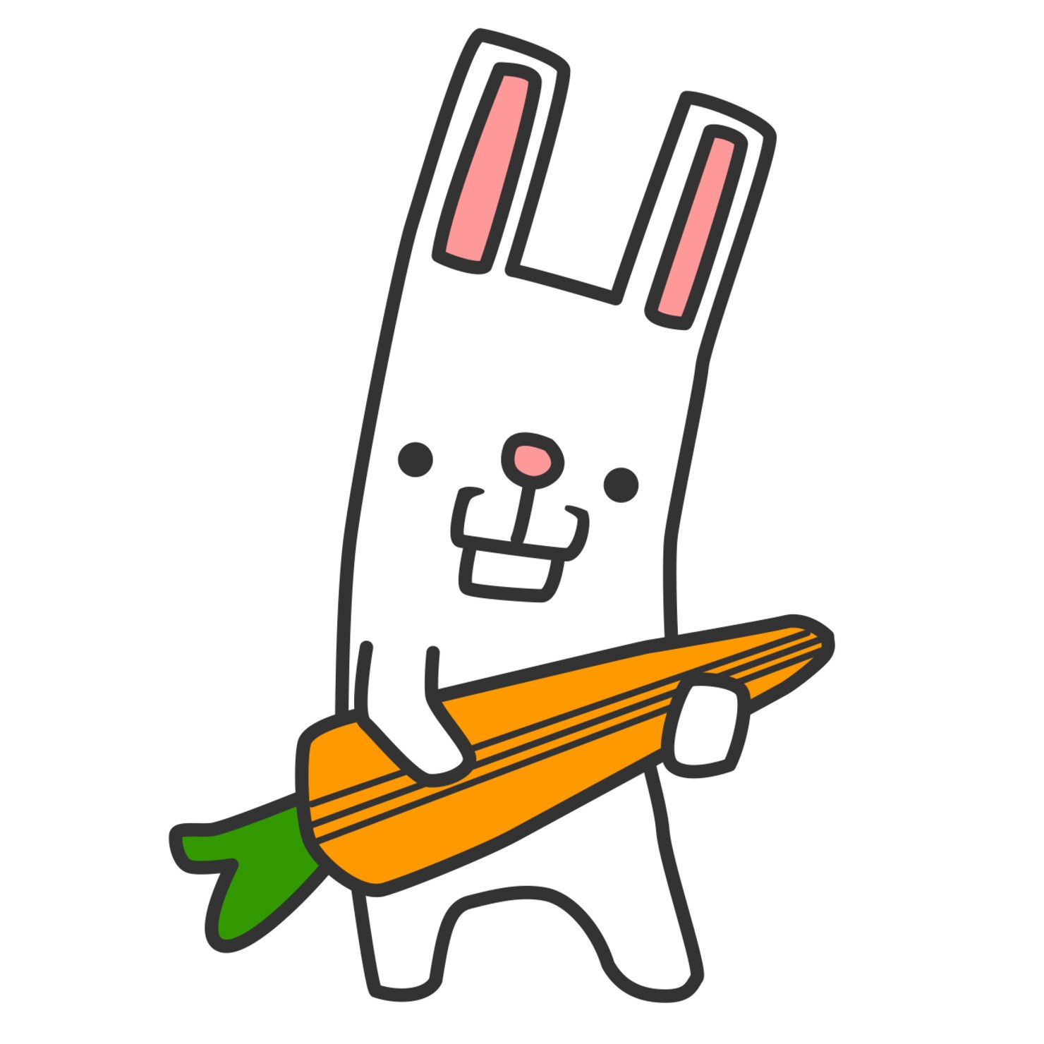 CarrotGuitar（Playing a rabbit）