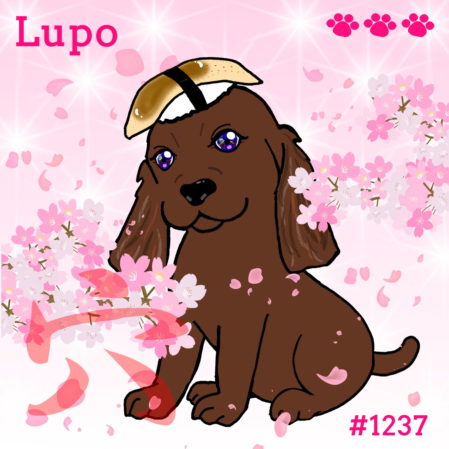 Sushi Dog #1237 【桜 Shiny】Lupo'穴'