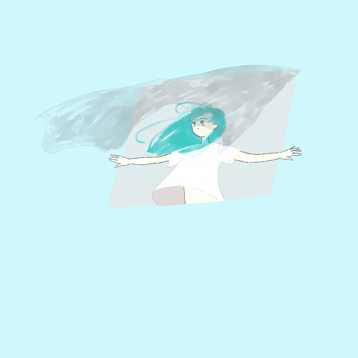 The wind is blowing