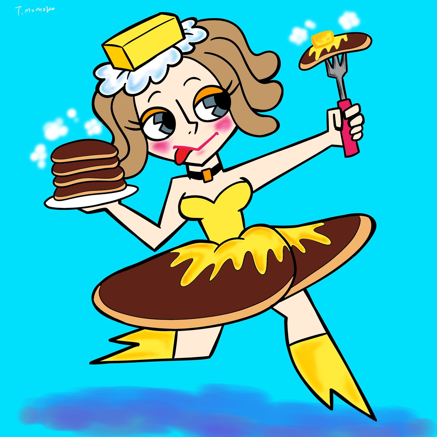 パンケーキ姫とパンケーキ