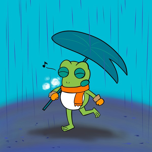 冬の雨の日